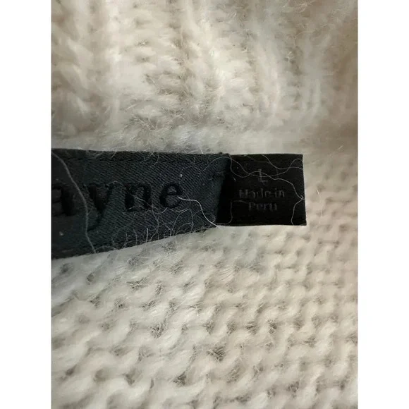 Jenni Kayne Natural alpaca wool Classic Sweater Size Large - Picture 8 of 13